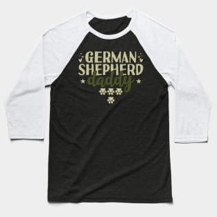 German Shepherd Daddy Baseball T-Shirt